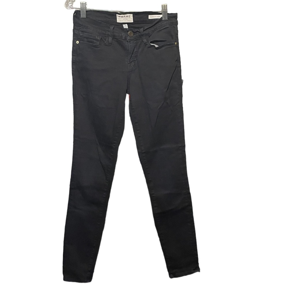 Frame‎ Denim Le Skinny De Jeanne, Black, Size 25, GUC